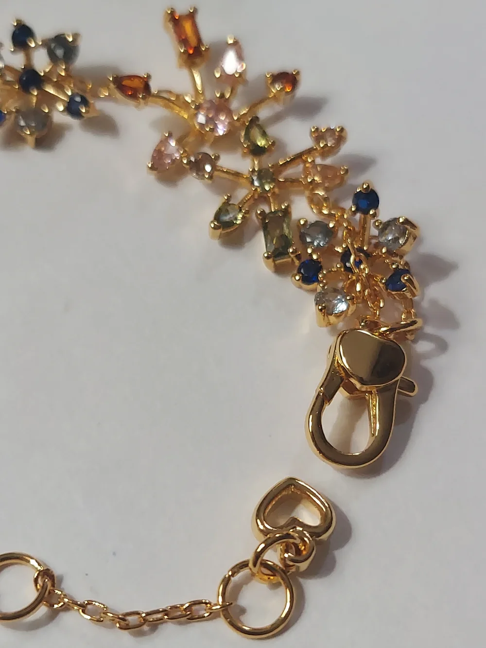 Kate Spade New York Gold Floral Crystal Bracelet - Multicolor - Picture 2 of 5